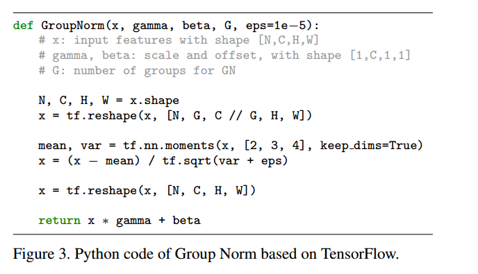 tensorflow code