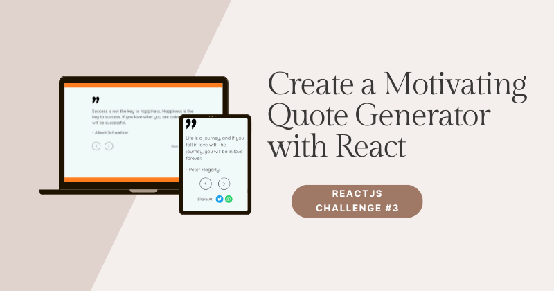 react random quote generator