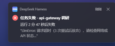 任务失败通知