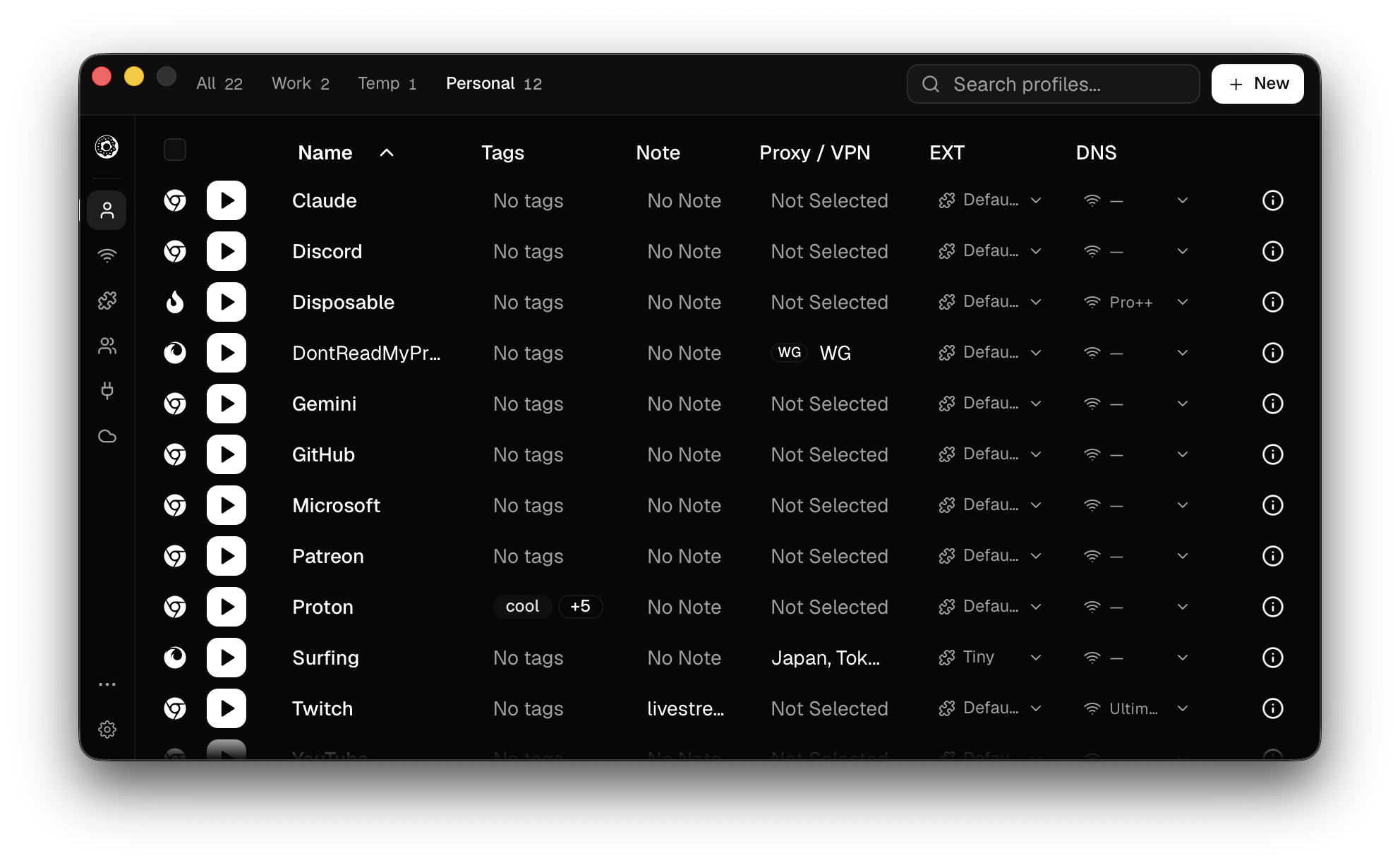 donutbrowser — скриншот 1