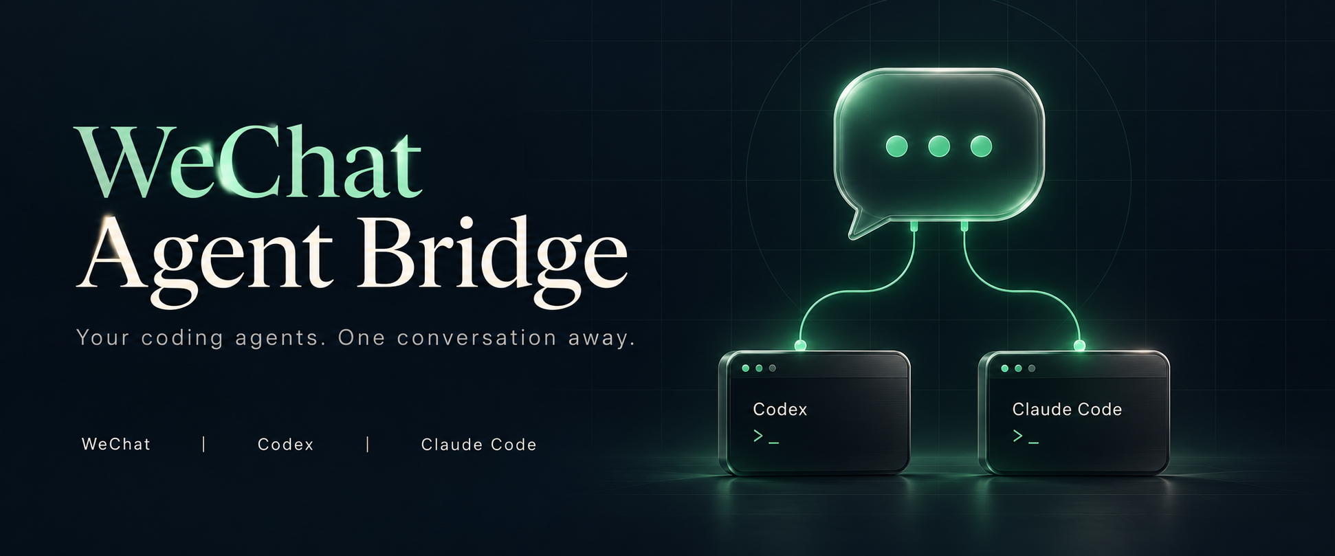 WeChat Agent Bridge — 微信连接本机 Codex 与 Claude Code