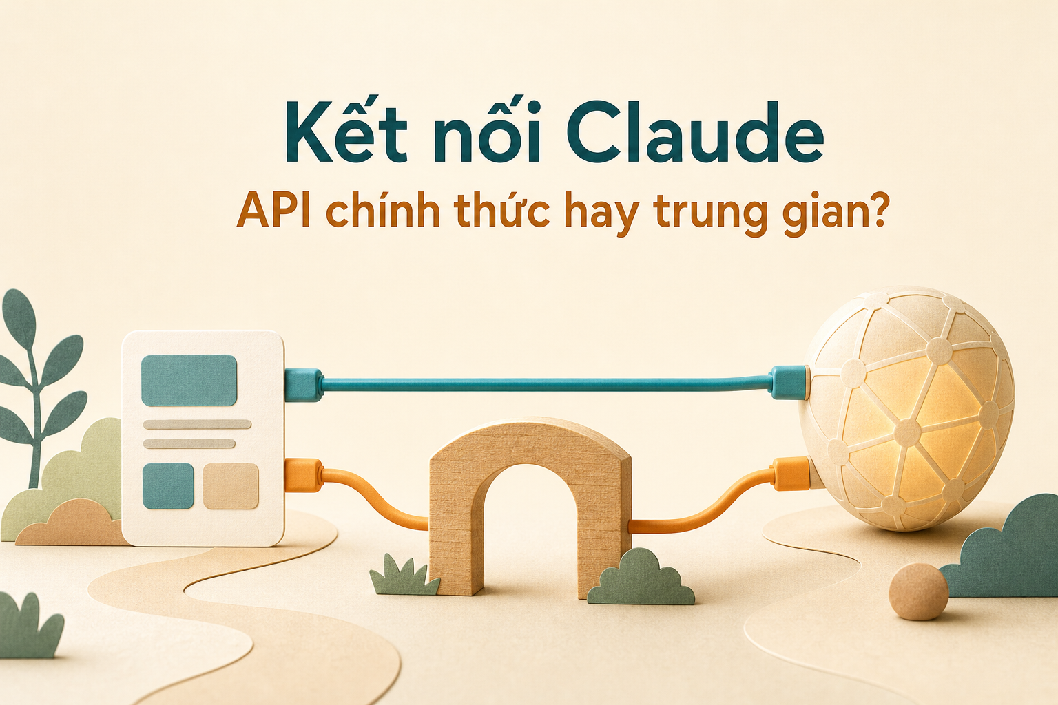 Lựa chọn API Claude chính thức hoặc dịch vụ trung gian
