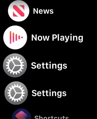 A GIF comparing Apple's Settings app and this project's Settings app side-by-side