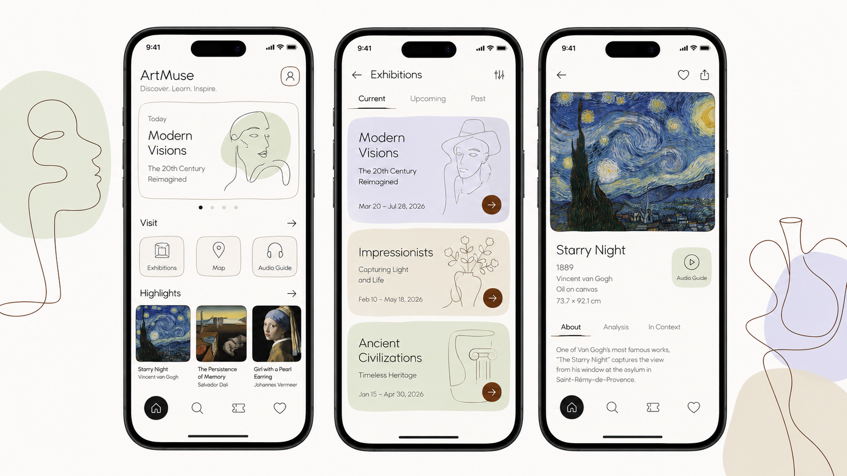 Museum app reference overview