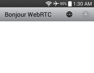 Bonjour-WebRTC