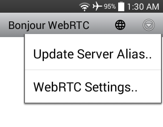 Bonjour-WebRTC