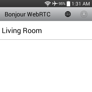 Bonjour-WebRTC