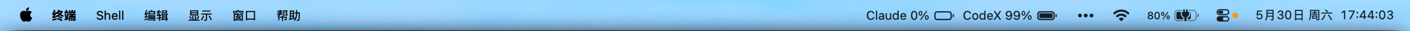 Menu bar in context