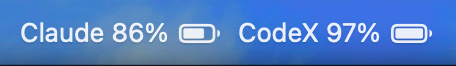 Menu bar screenshot