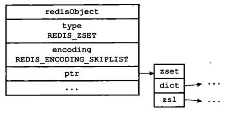 图 16 - skiplist 编码的有序集合对象