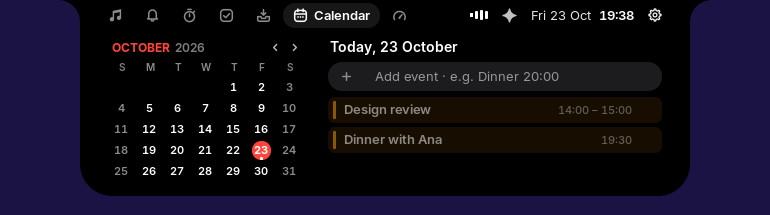 Calendar