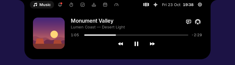 Music page
