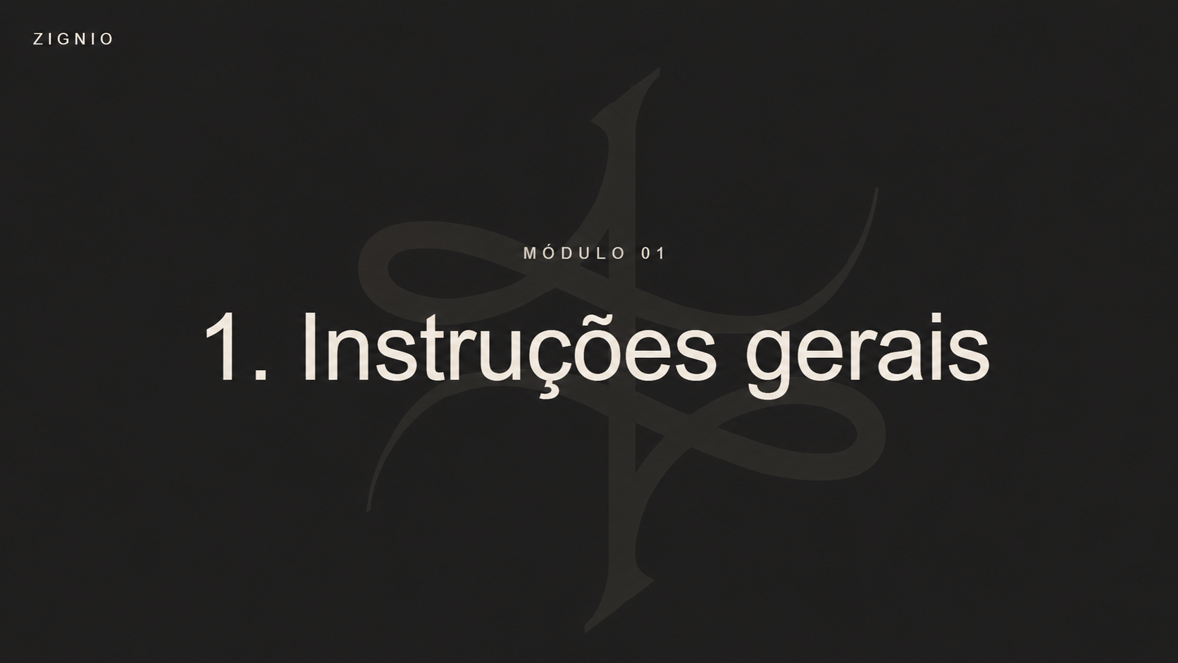Instruções Gerais