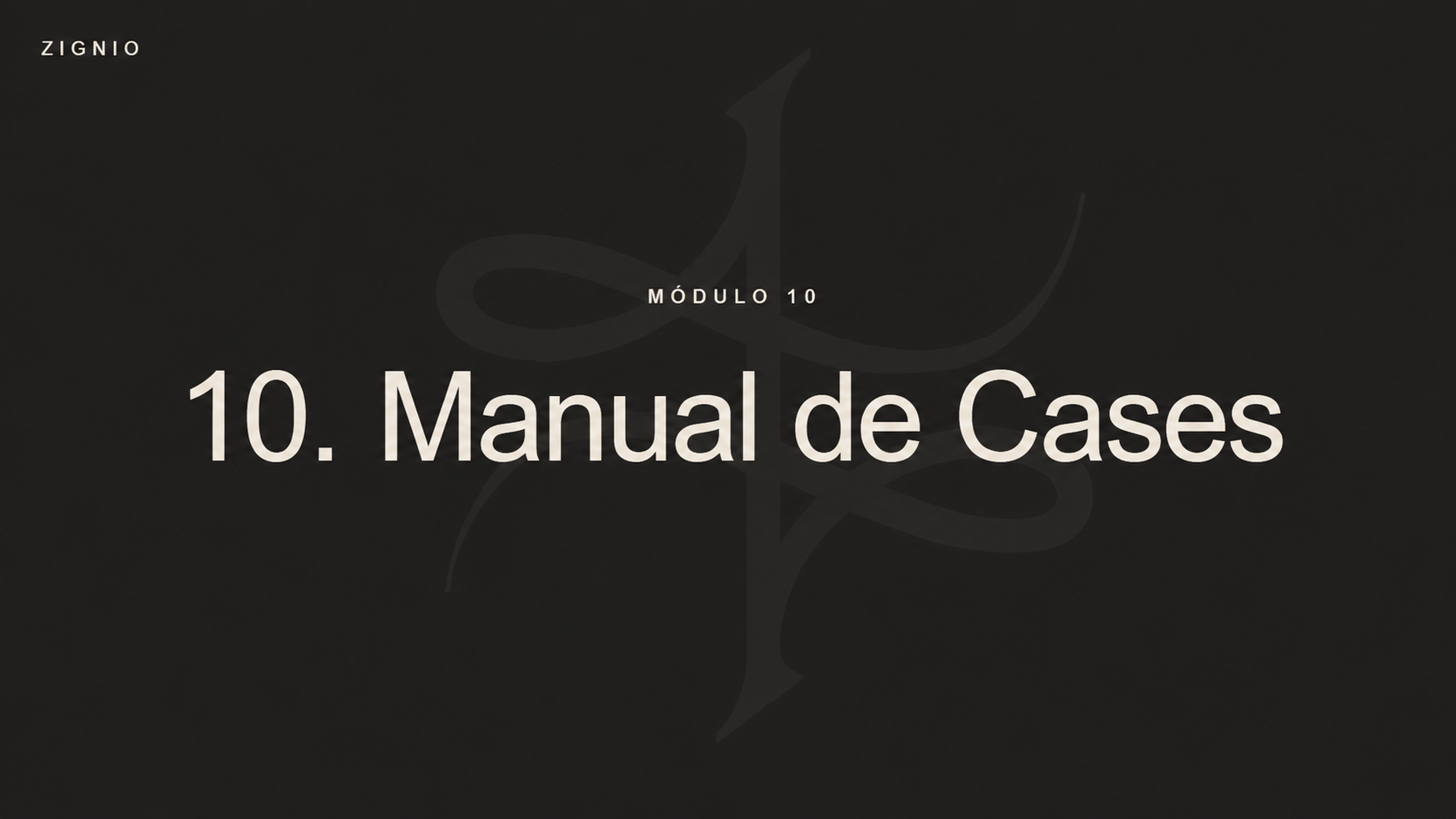 Manual de Cases