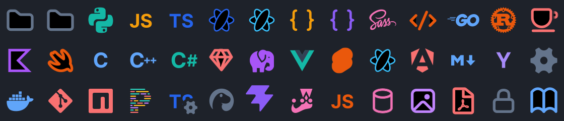 Icons preview