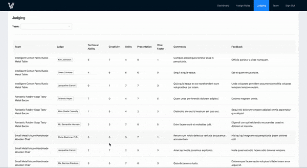 Export Scores Demo