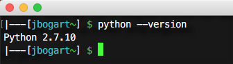 python version