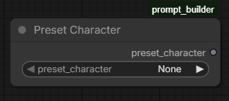 Preset Character Node