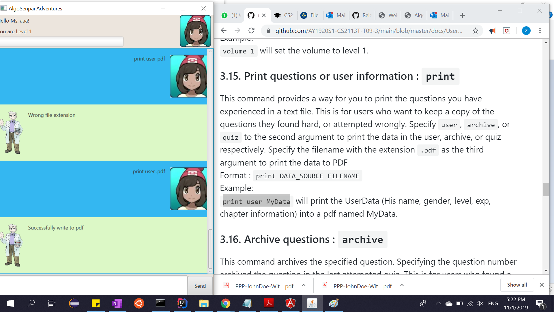 Print command (User guide typo / feature error) · Issue #7 · ziyun99 ...
