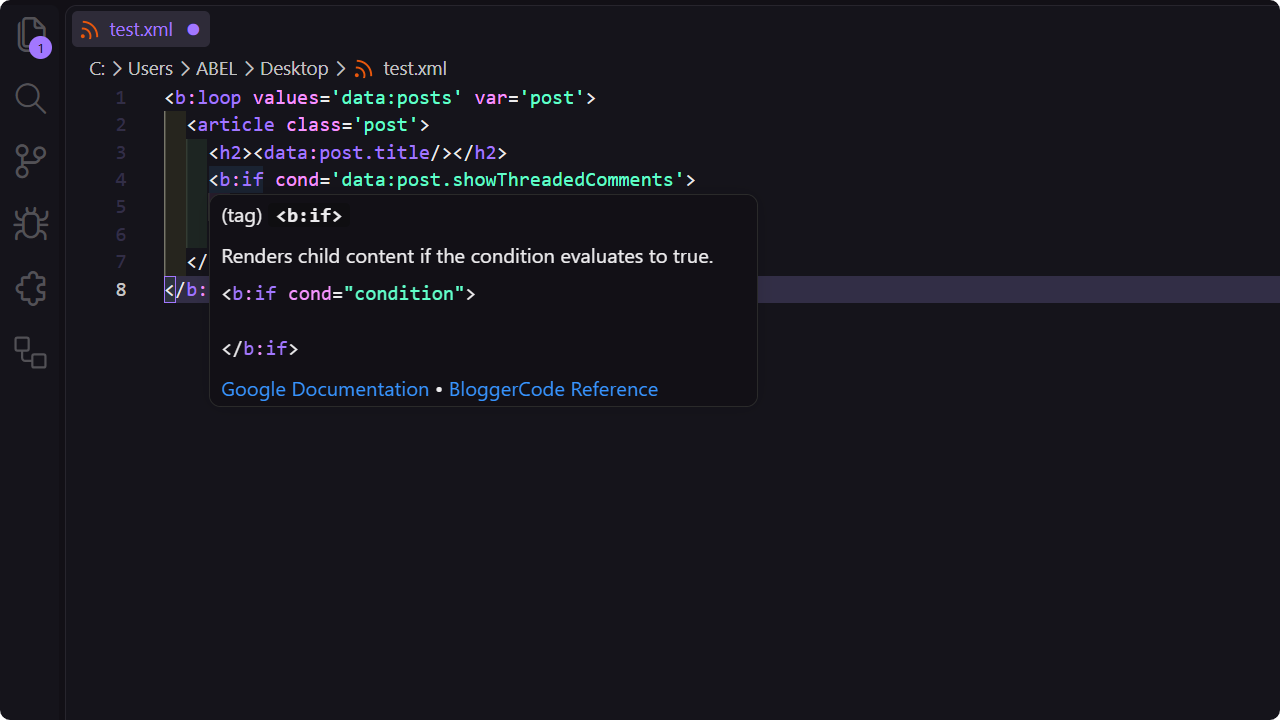 Hover documentation