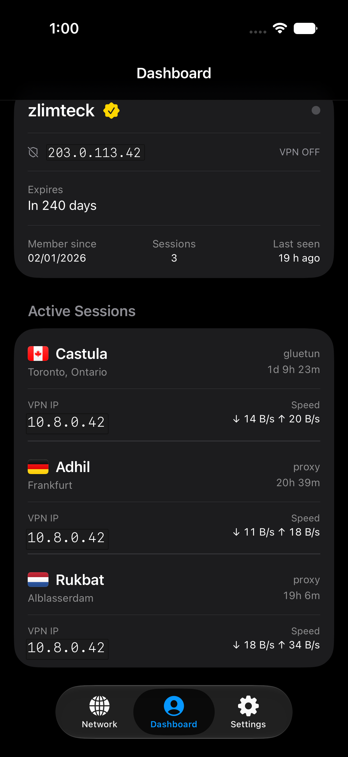 Dashboard