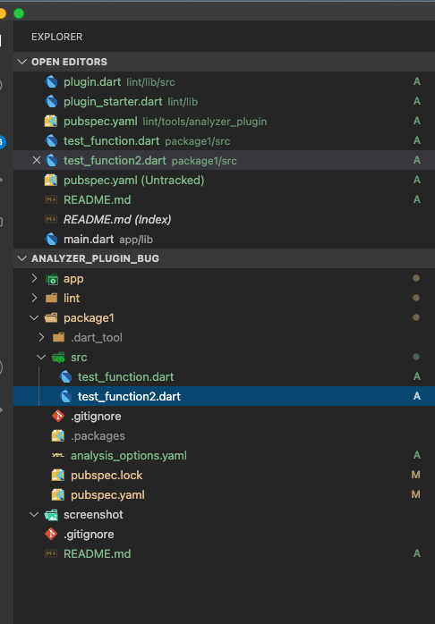 VsCode directory structure