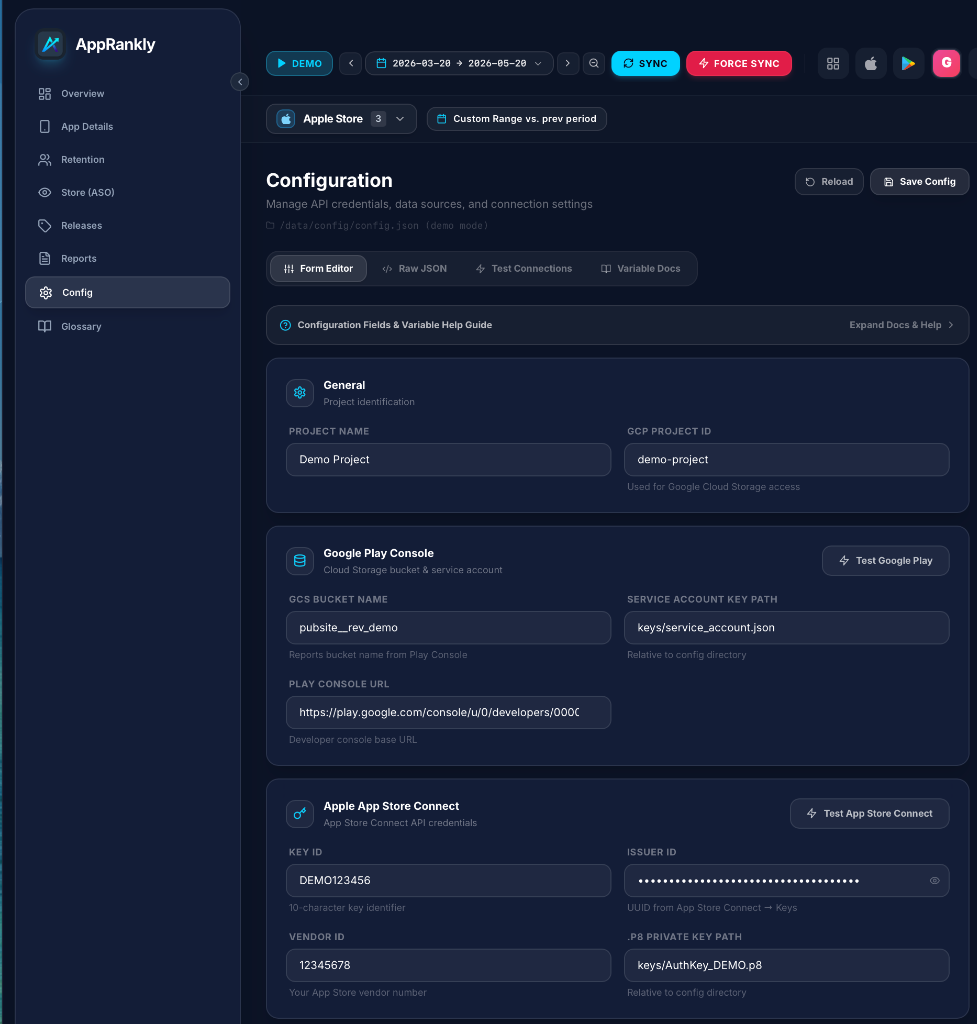 Configuration Editor