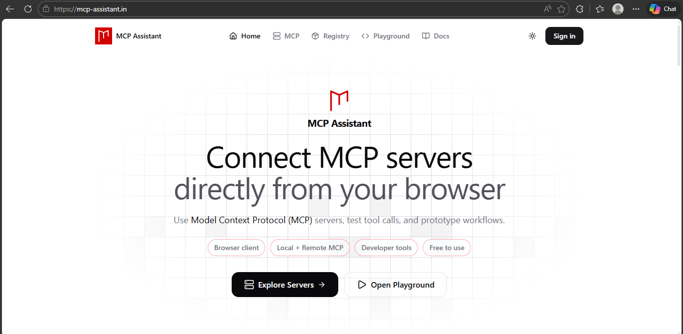 MCP Assistant Banner