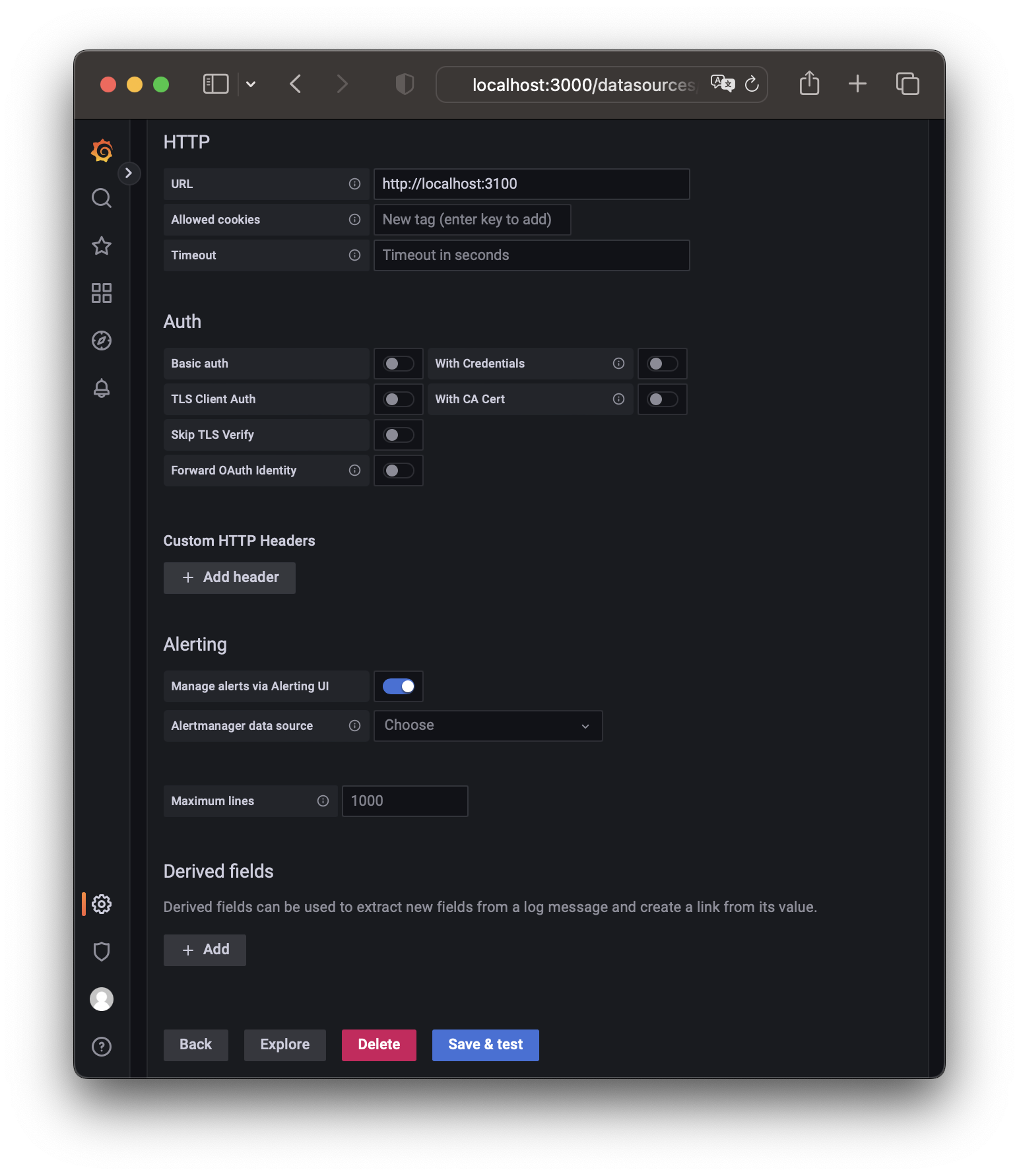 Configure Loki