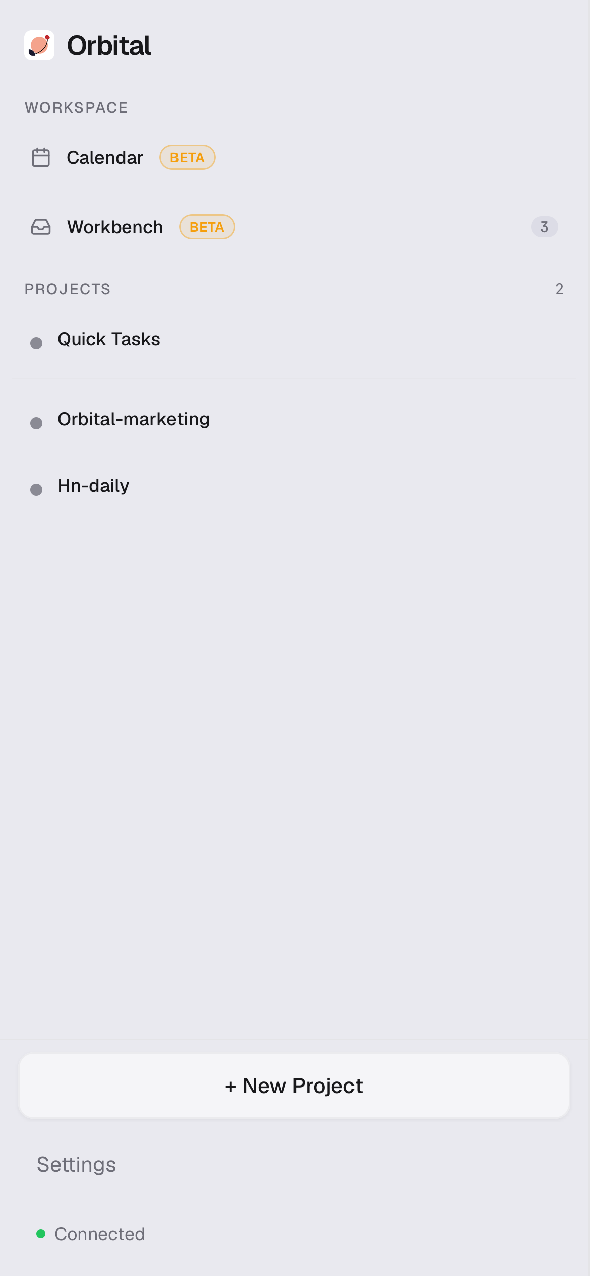 Mobile dashboard: all projects at a glance