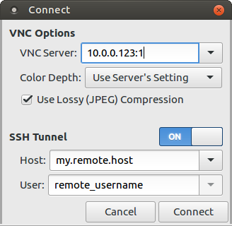 Connect with SSH through another host