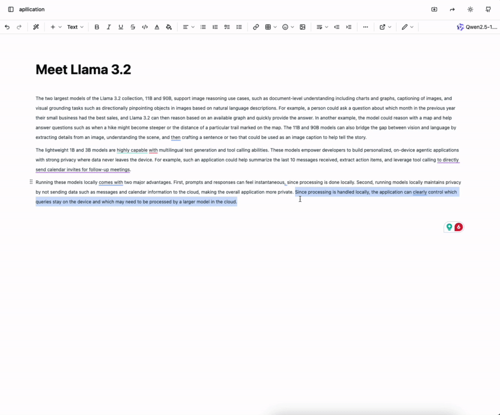 Demo Document Editor