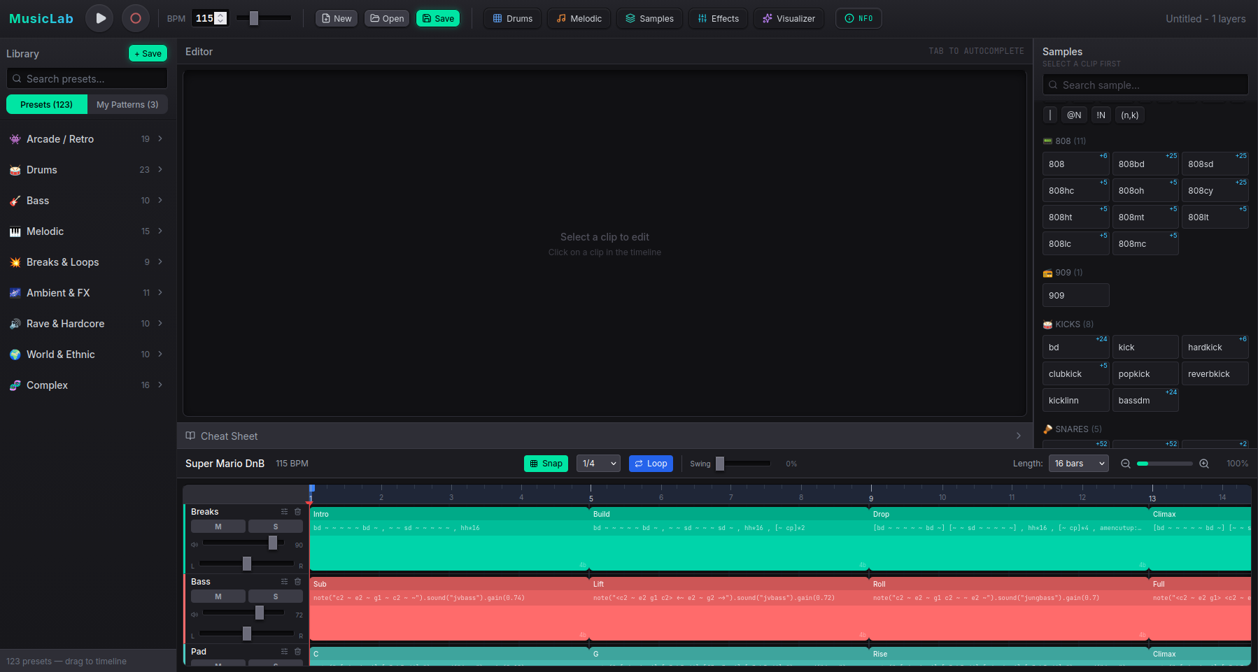 MusicLab Screenshot
