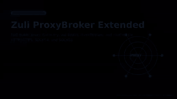 Zuli ProxyBroker Extended demo