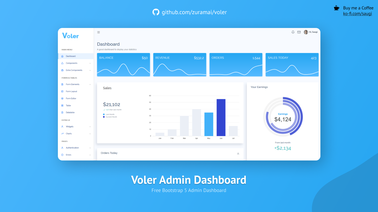 voler 网站模板截图