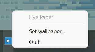 Close with tray icon
