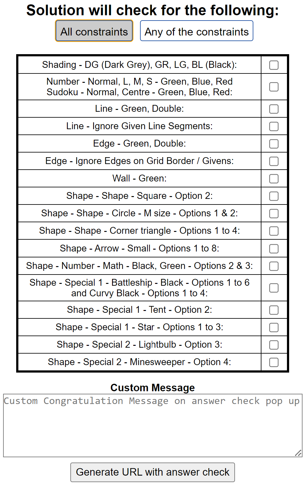 Use the mentioned color/shape for implementing solution