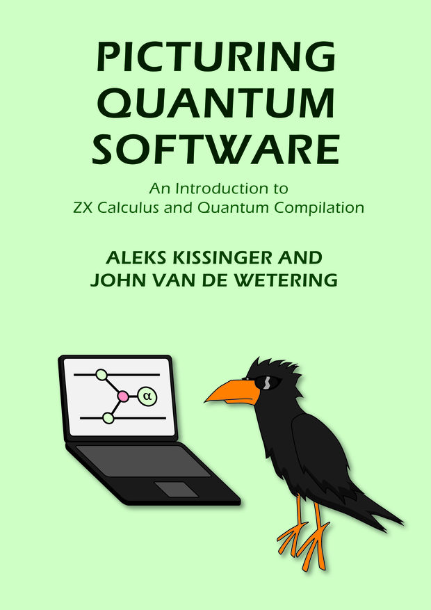 Picturing Quantum Software cover featuring Coco the crow