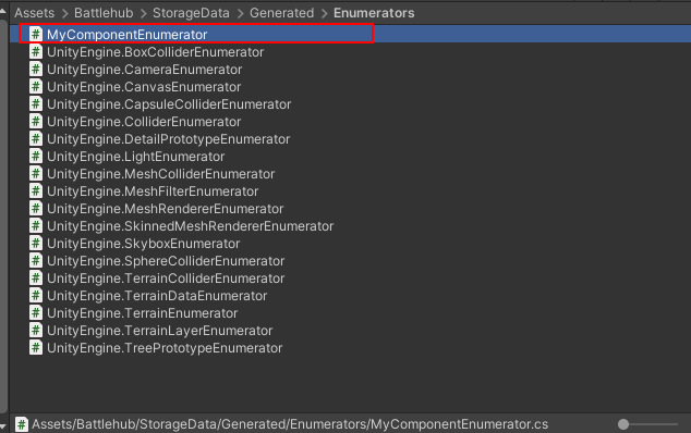 Enumerators Folder