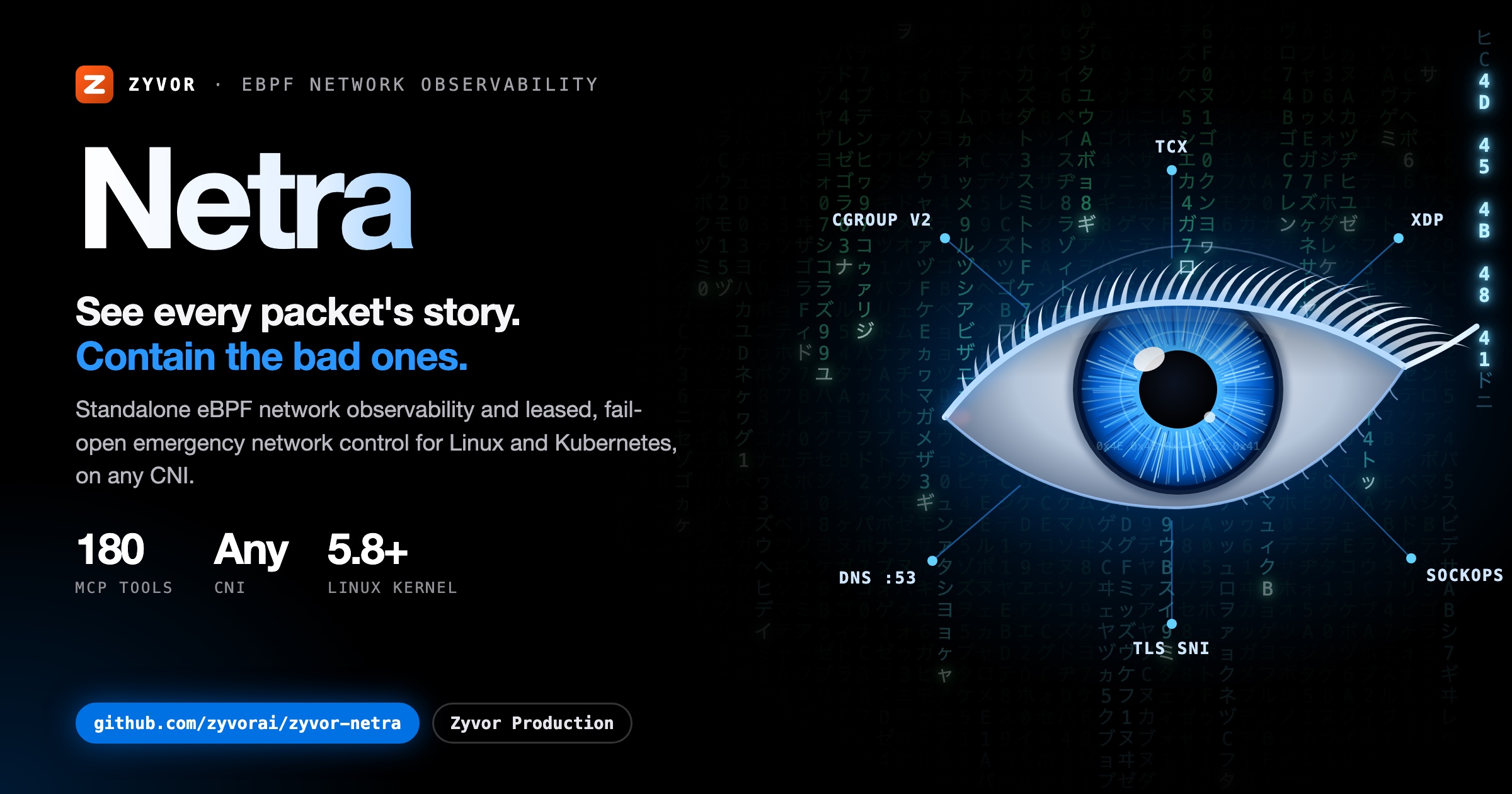 Netra — standalone eBPF network observability and emergency network control