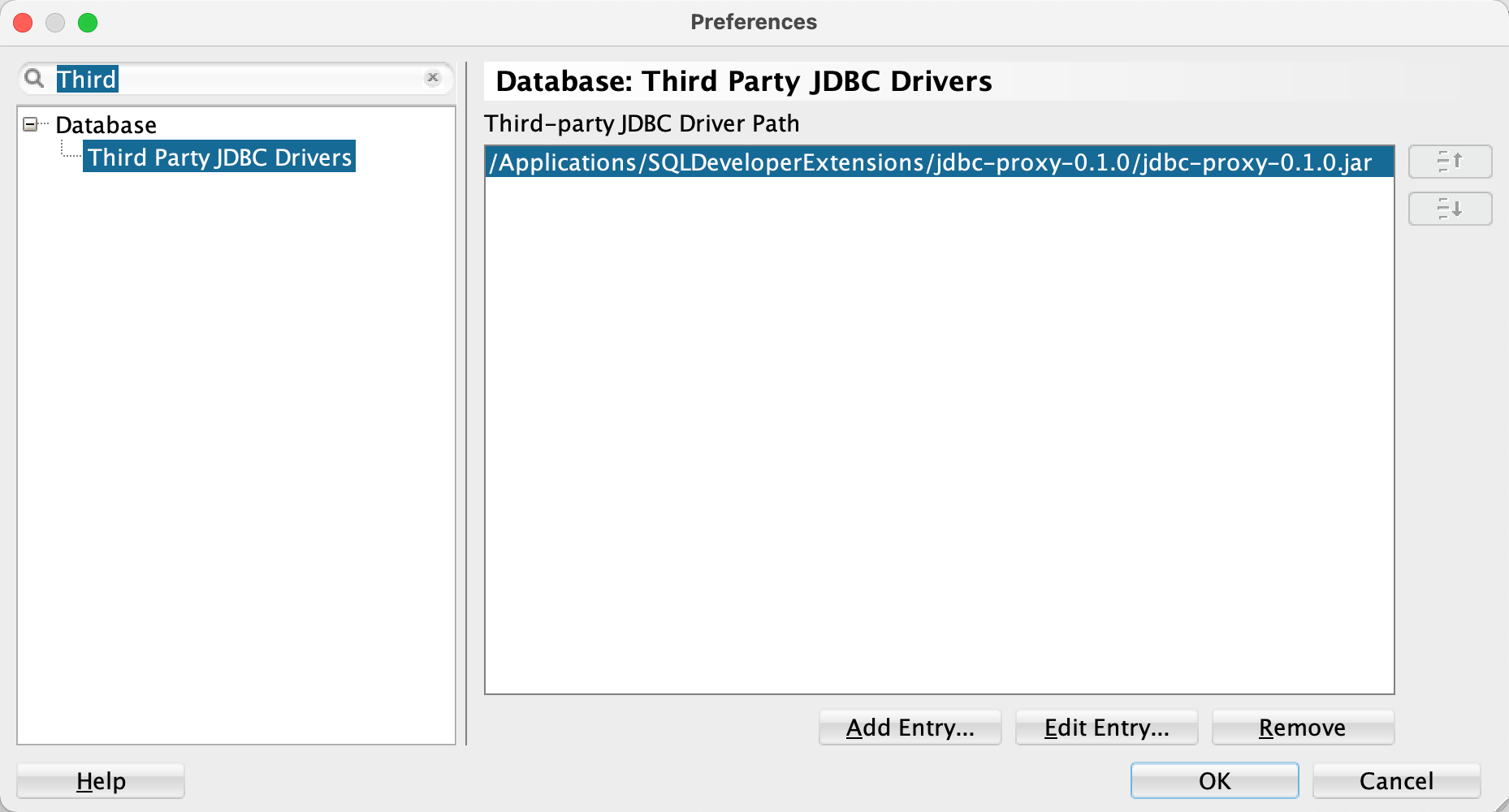 SQL Developer Preferences