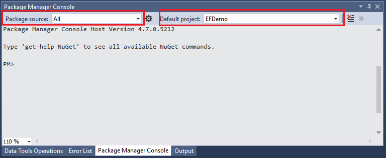 Nuget Package Manager Console Install To Specific Project