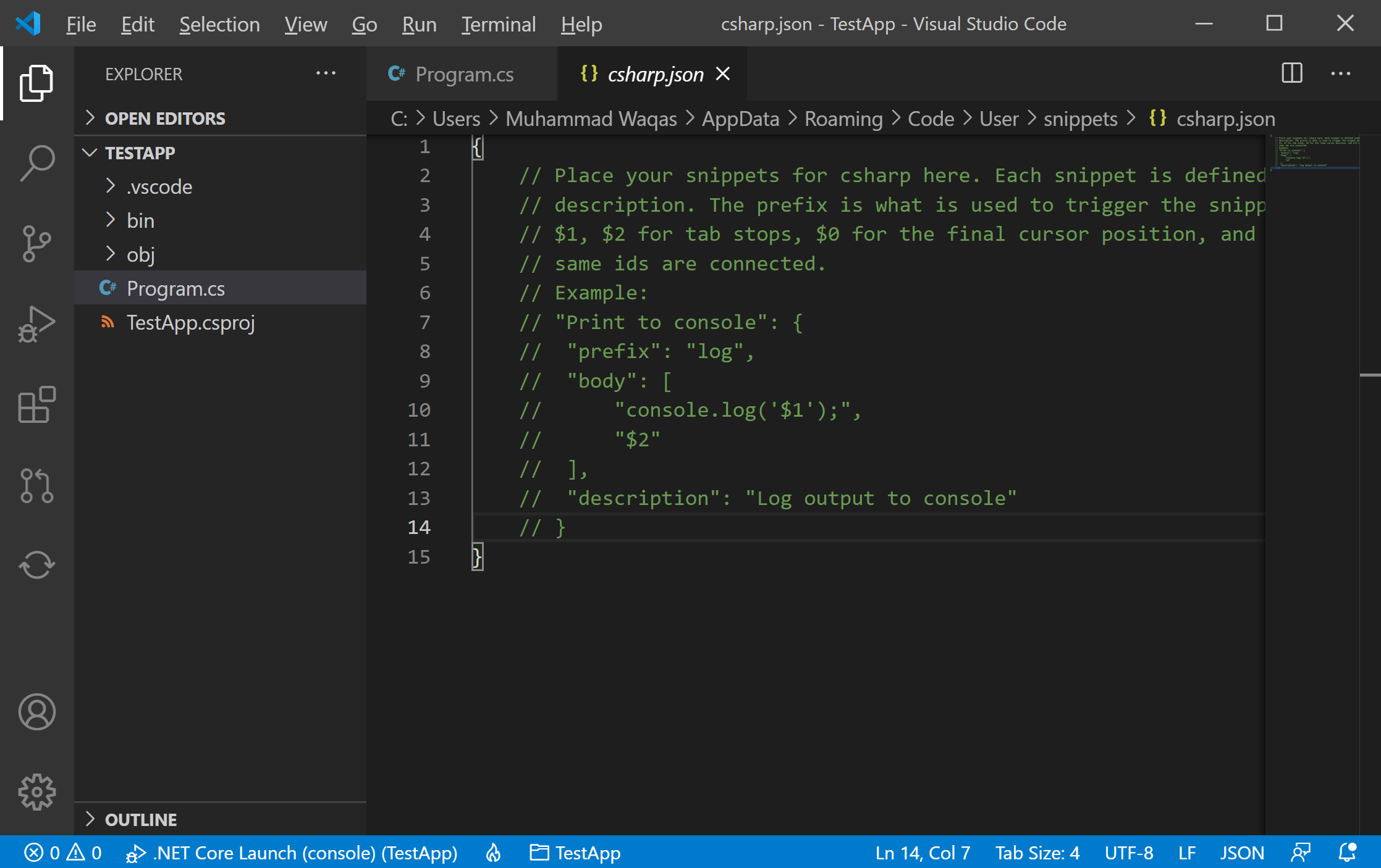 Visual Studio Code - Code Snippets | visual-studio-code Tutorial