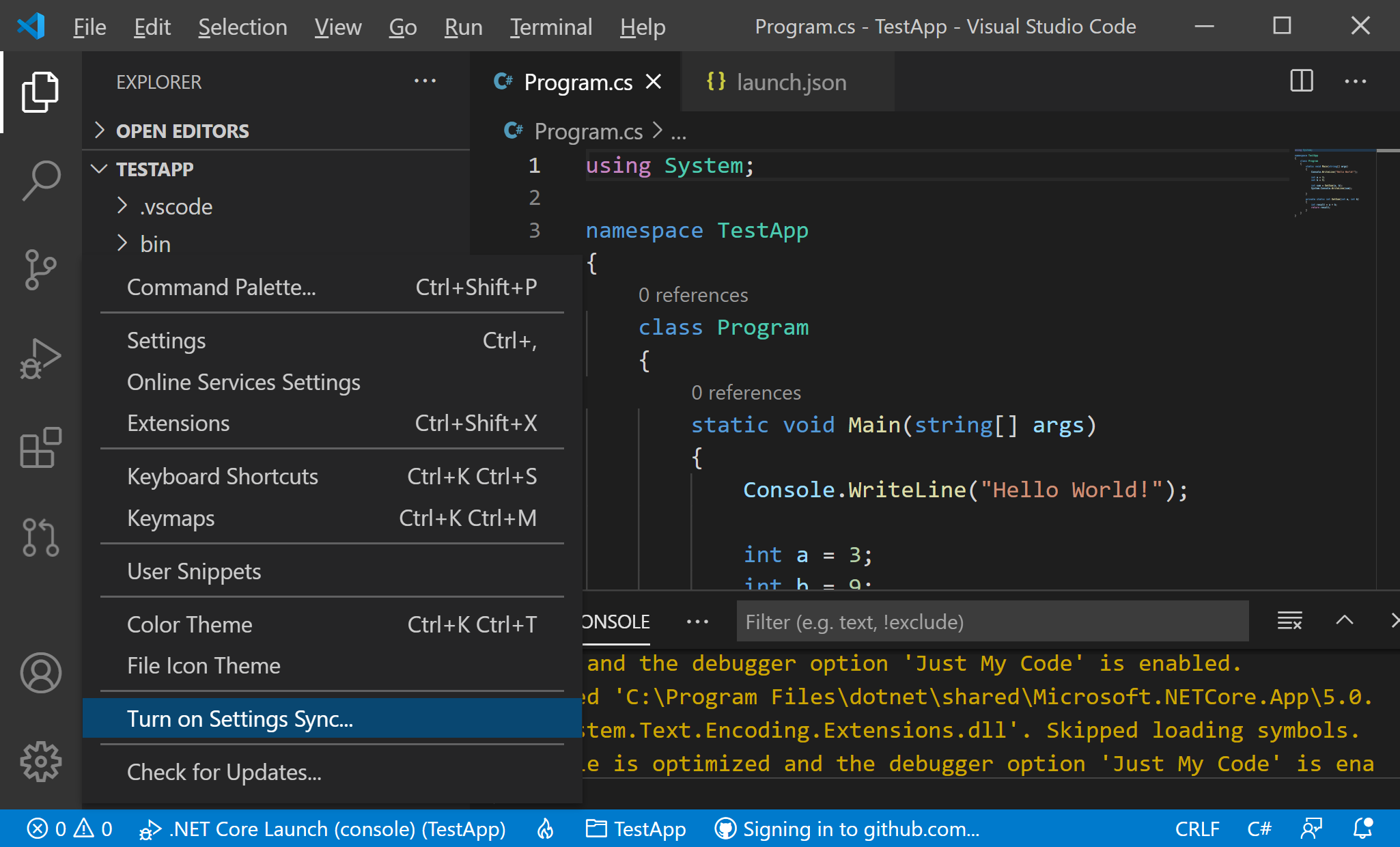 Visual Studio Code - Settings Sync | visual-studio-code Tutorial